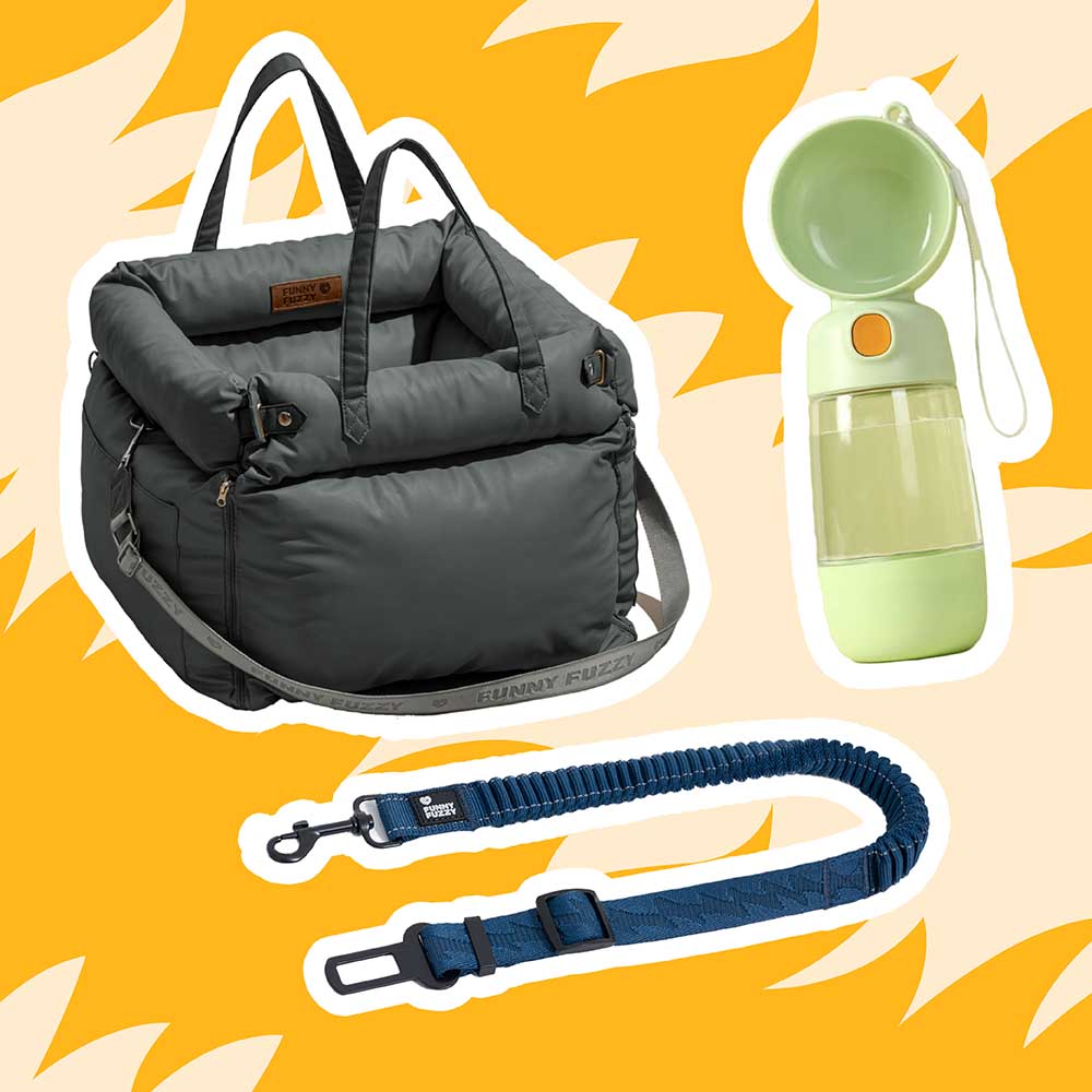 Cozy Car Trips With Pets Bundle - 3pcs