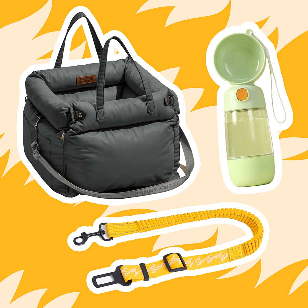 Cozy Car Trips With Pets Bundle - 3pcs