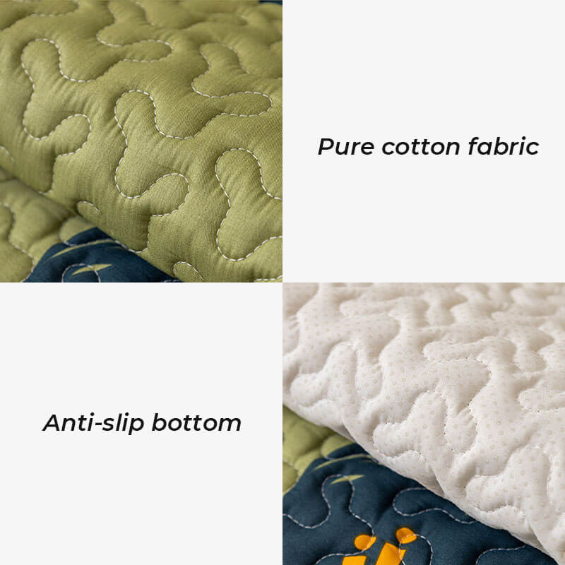 Caramelo MacChiato Algodón Cubierta de sofá sin deslizamiento