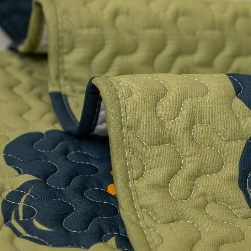 Caramelo MacChiato Algodón Cubierta de sofá sin deslizamiento