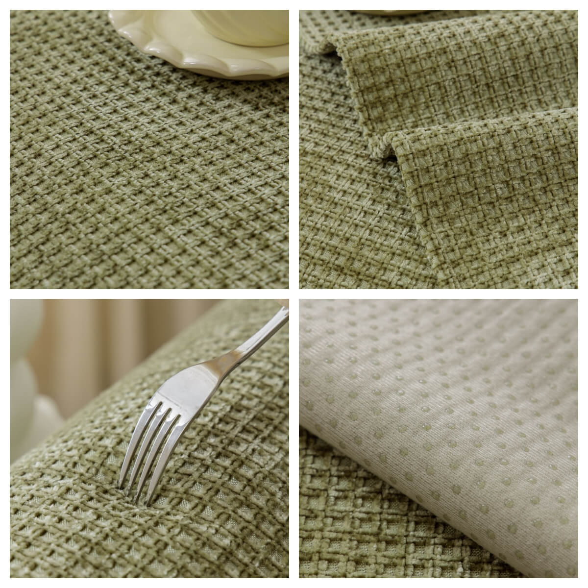 Delicada cubierta del sofá protector de muebles de tela de tela de chenilla