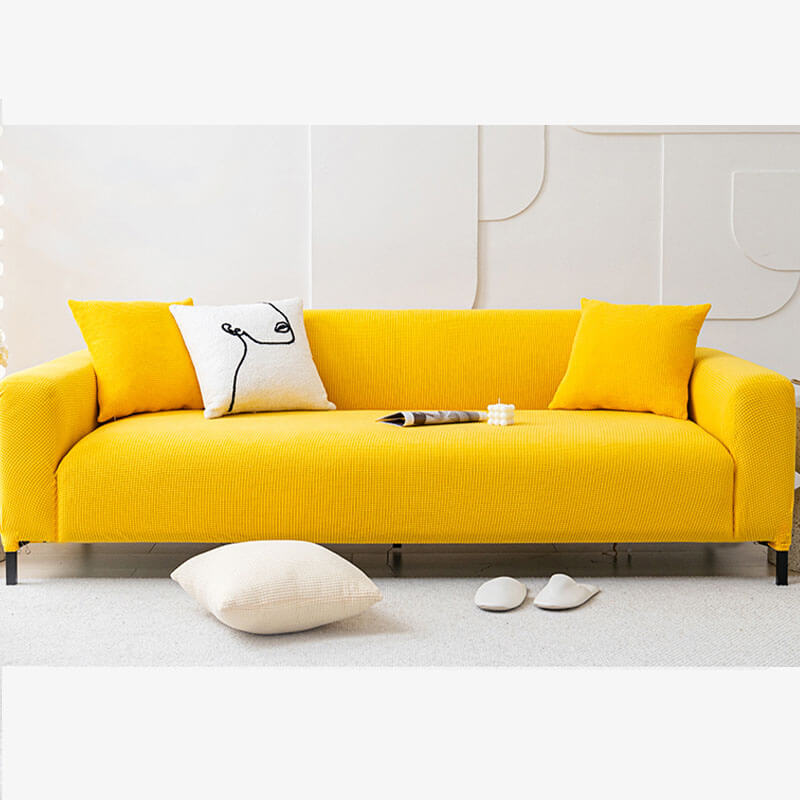 Cubierta de sofá protector de muebles de lana suave de lana completa