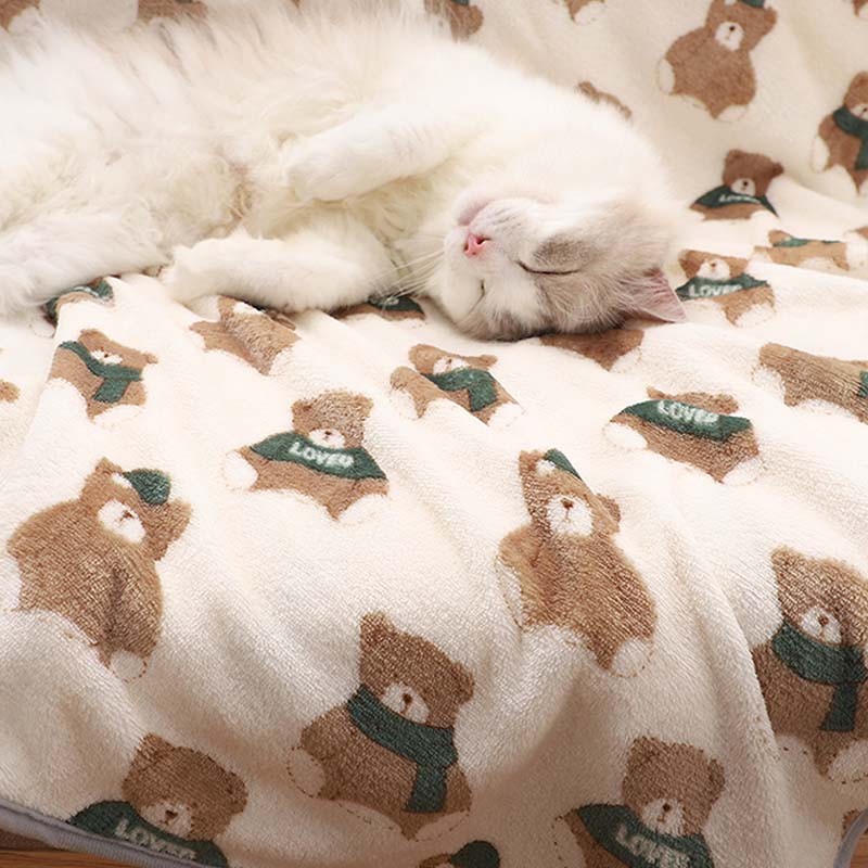 Manta de mascota Super Soft Cat Kicking Blanket