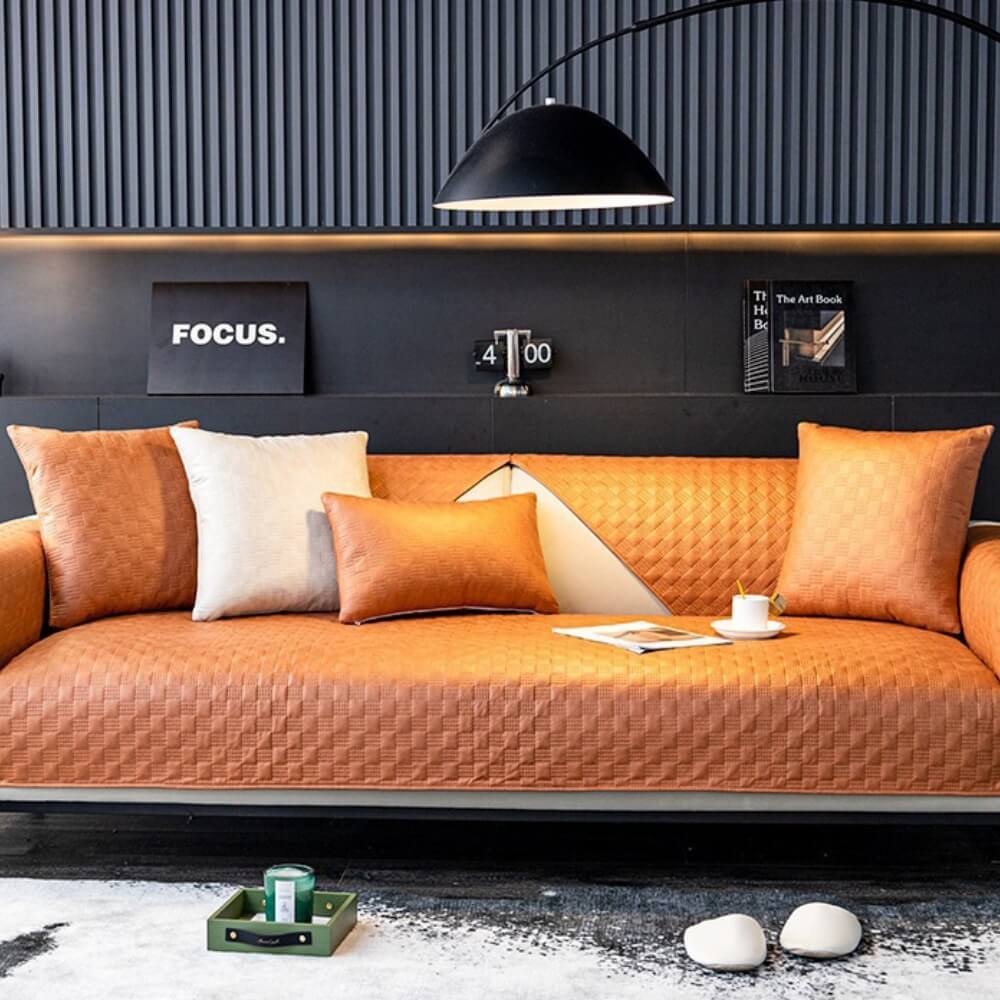 Cubierta de sofá de tela de tela de tela impermeable para la cubierta del sofá de protección de muebles