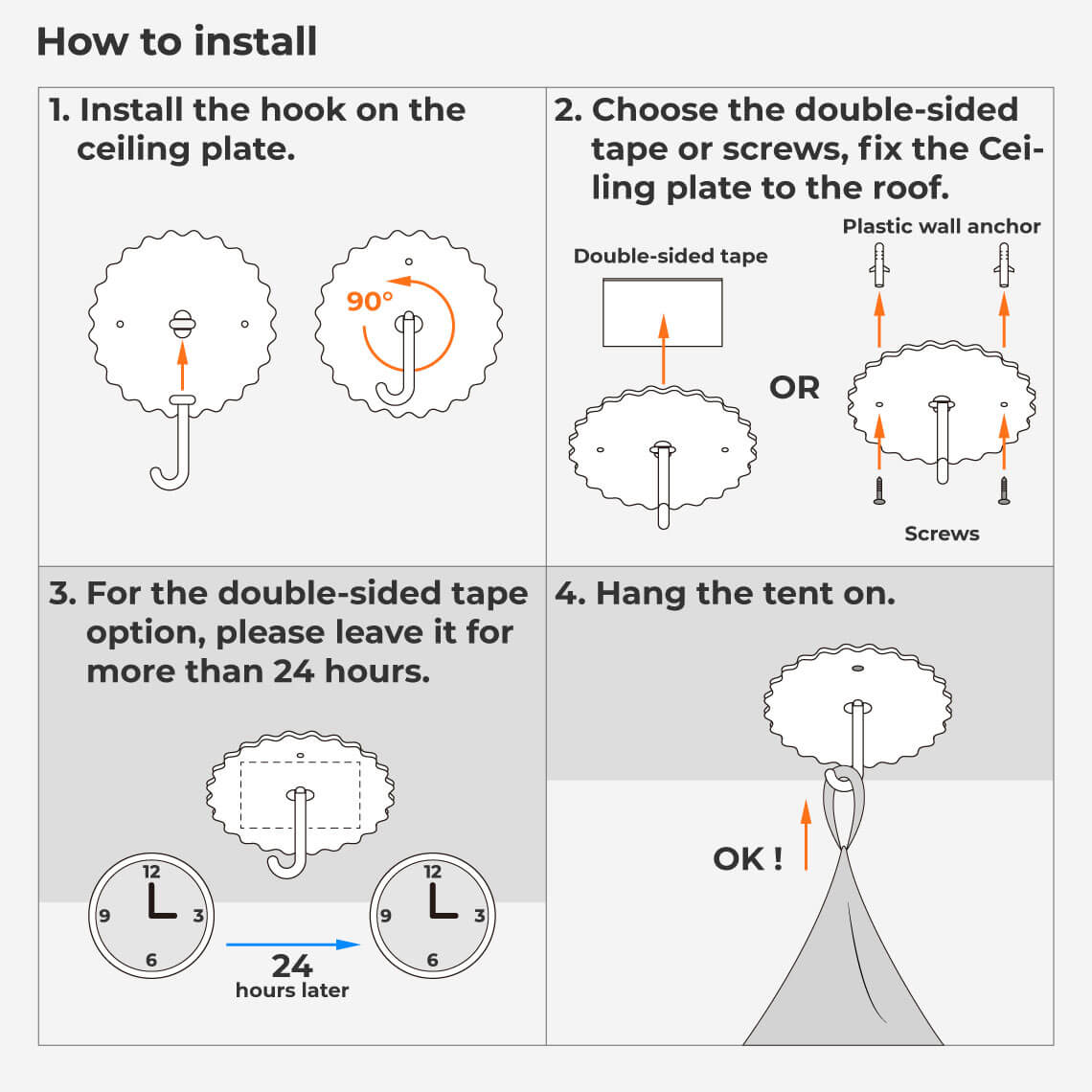 Stylish Soft Cozy Dog Tent Dog Teepee - FUNNYFUZZY