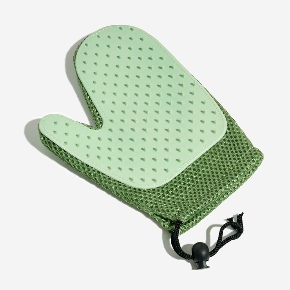 Guante de aseo de mascotas - Silicona Doble lados PET PEQUETA PETO Cepillo