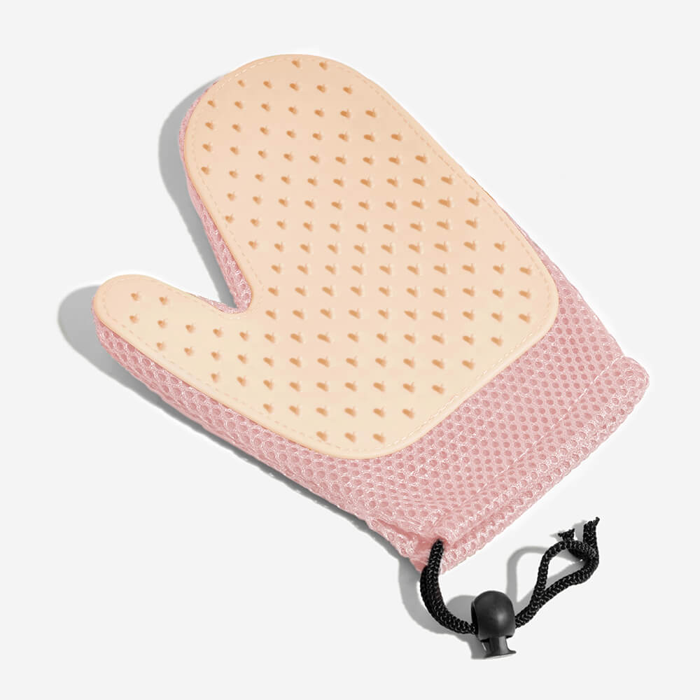 Guante de aseo de mascotas - Silicona Doble lados PET PEQUETA PETO Cepillo