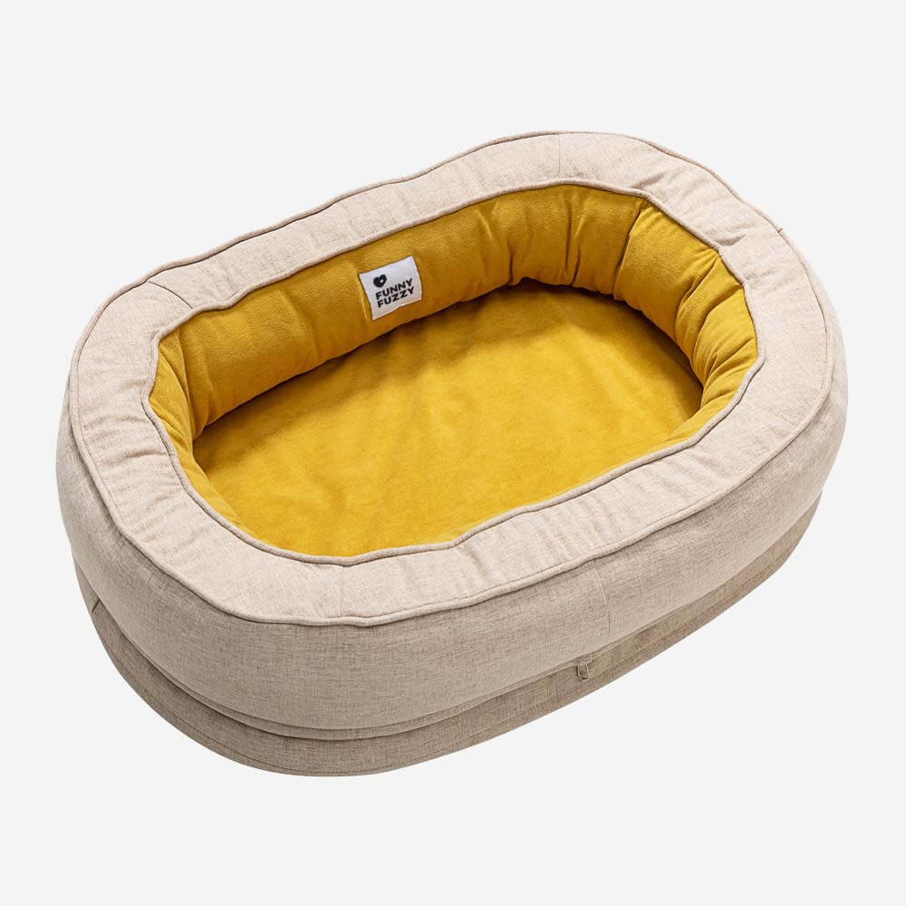 Donut Fluffy Orthopedic Dog Bed - FUNNYFUZZY
