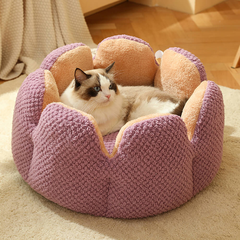 Cactus Shape Comfy Pet Bed - FUNNYFUZZY