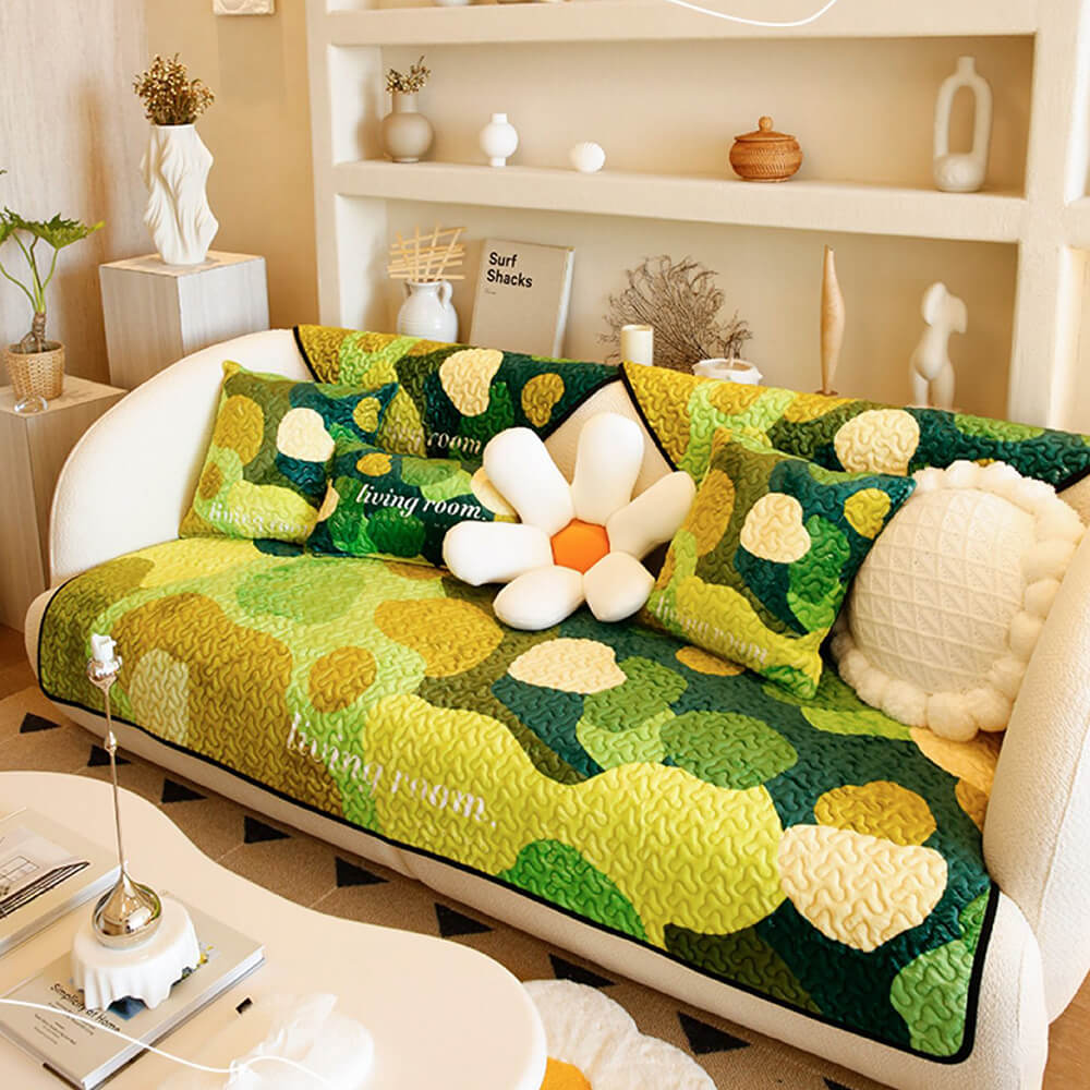 Super Soft Floral Anti-scratch Furniture Protector Couch Cover - FUNNYFUZZY