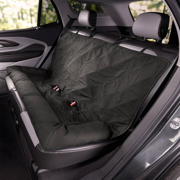 Travel Bolster Safety Medium Large Dog Car Back Seat Bed - FUNNYFUZZY