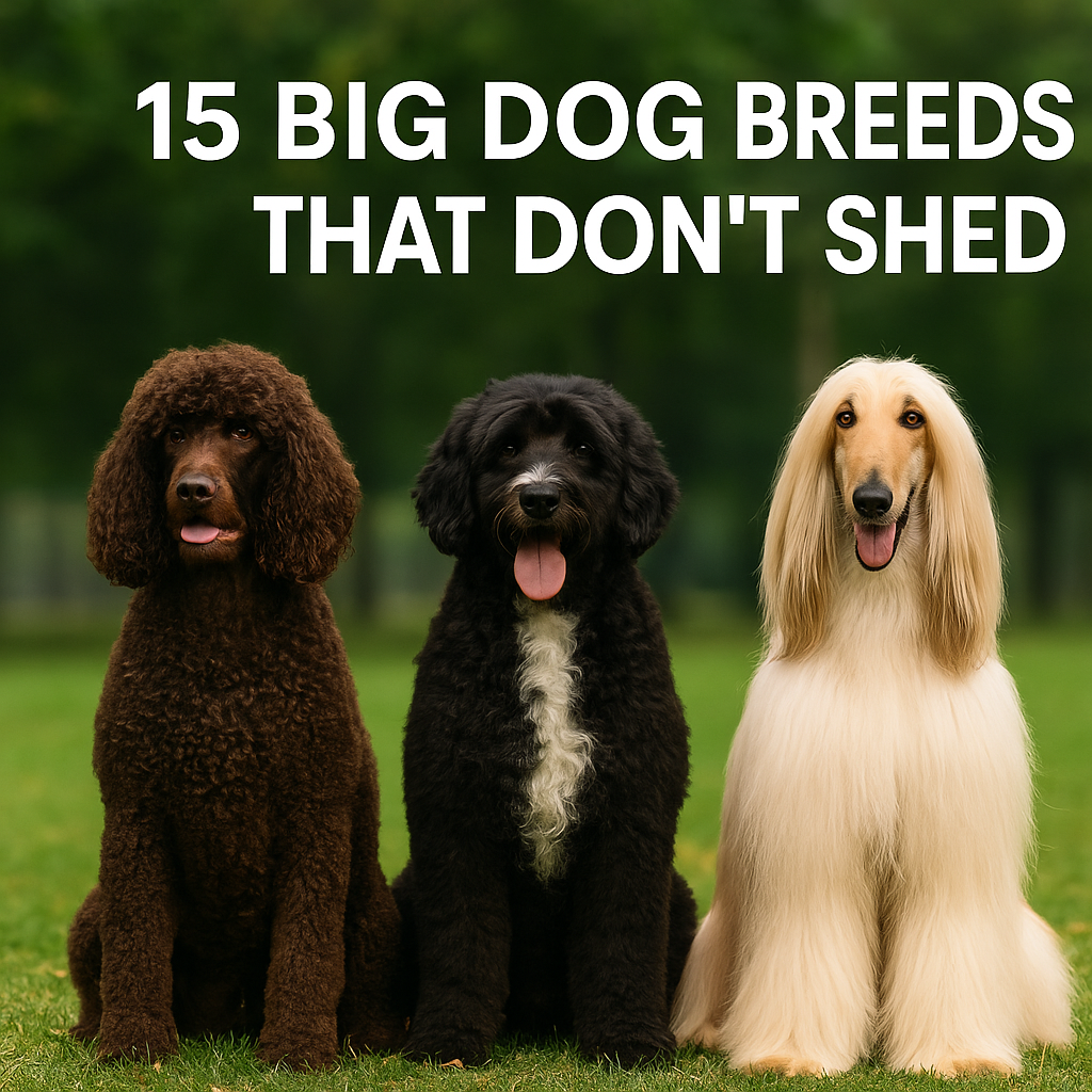11 Big Dogs That Don't Shed