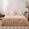 Grade de lujo Faux Rabbit Fur Soft Manta Flat Sheet