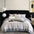 Colorful Geometric Ultra-Soft Brushed Cotton Button Bed Sheet Set