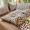 Modern Cozy Style Striped Textured Duvet Cover Bed Sheet Set