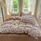 Modern Cozy Style Striped Textured Duvet Cover Bed Sheet Set