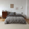 Cute Puppy Jacquard Knit Cotton Duvet Cover Bed Sheet Set