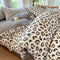 Modern Cozy Style Striped Textured Duvet Cover Bed Sheet Set