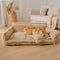 Bettdecke – großes, waschbares, flauschiges, orthopädisches, weiches Hundekissen, Hundesofa
