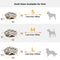 Waschbares, kratzfestes, beruhigendes rundes Hundebett im Boho-Stil mit Quasten – Hunter Night