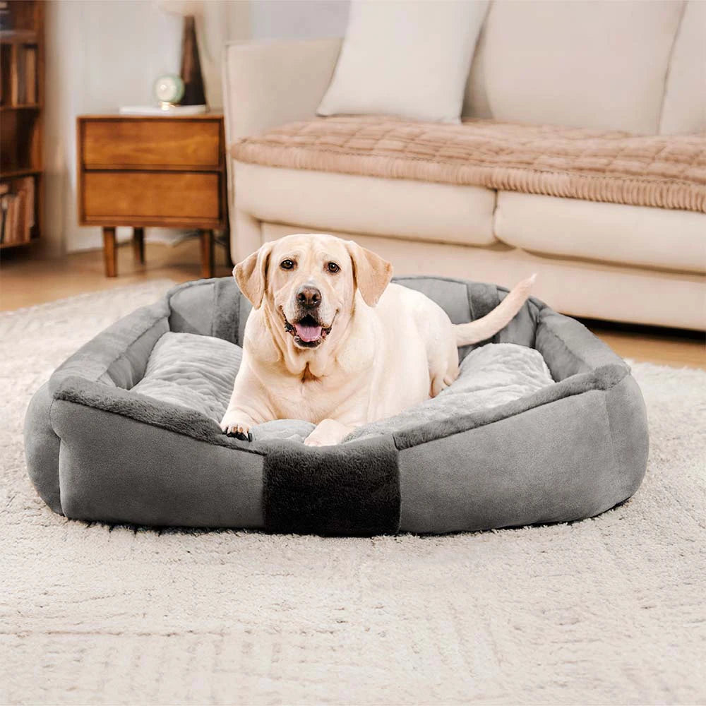 Grand lit pour chien vintage et confortable et apaisant