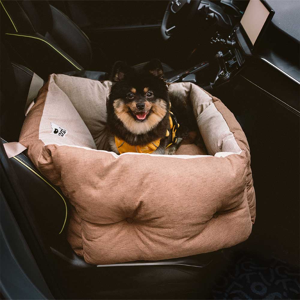 Reiseschutz-Booster, wasserdichtes, erhöhtes und verdicktes Hunde-Autositzbett