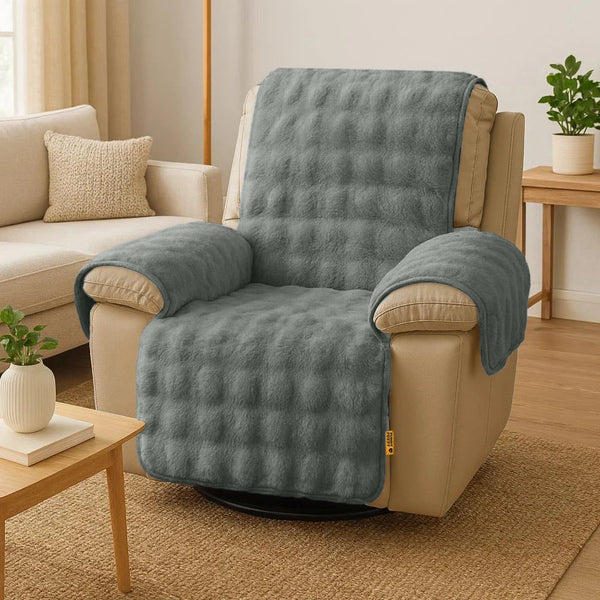 Fluffy suave muebles suaves de la cubierta del sofá de los muebles