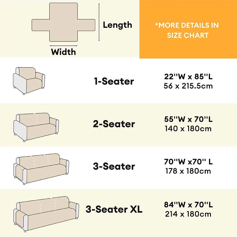 Water-resistant Fluffy Soft Furniture Protector Couch Cover-EverDry