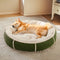 Cama de perros de donas anti-ansiedad ultra lujosa