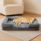 Cama de perros ortopédica de soporte envolvente impermeable desmontable