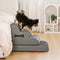 Escaleras de perro suave sin deslizamiento ajustables con rampa suave