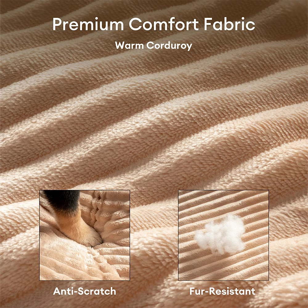 Grand lit pour chien vintage et confortable et apaisant