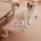 Comfortable Sturdy L-Shaped Wooden Hanging Hammock Cat Bed