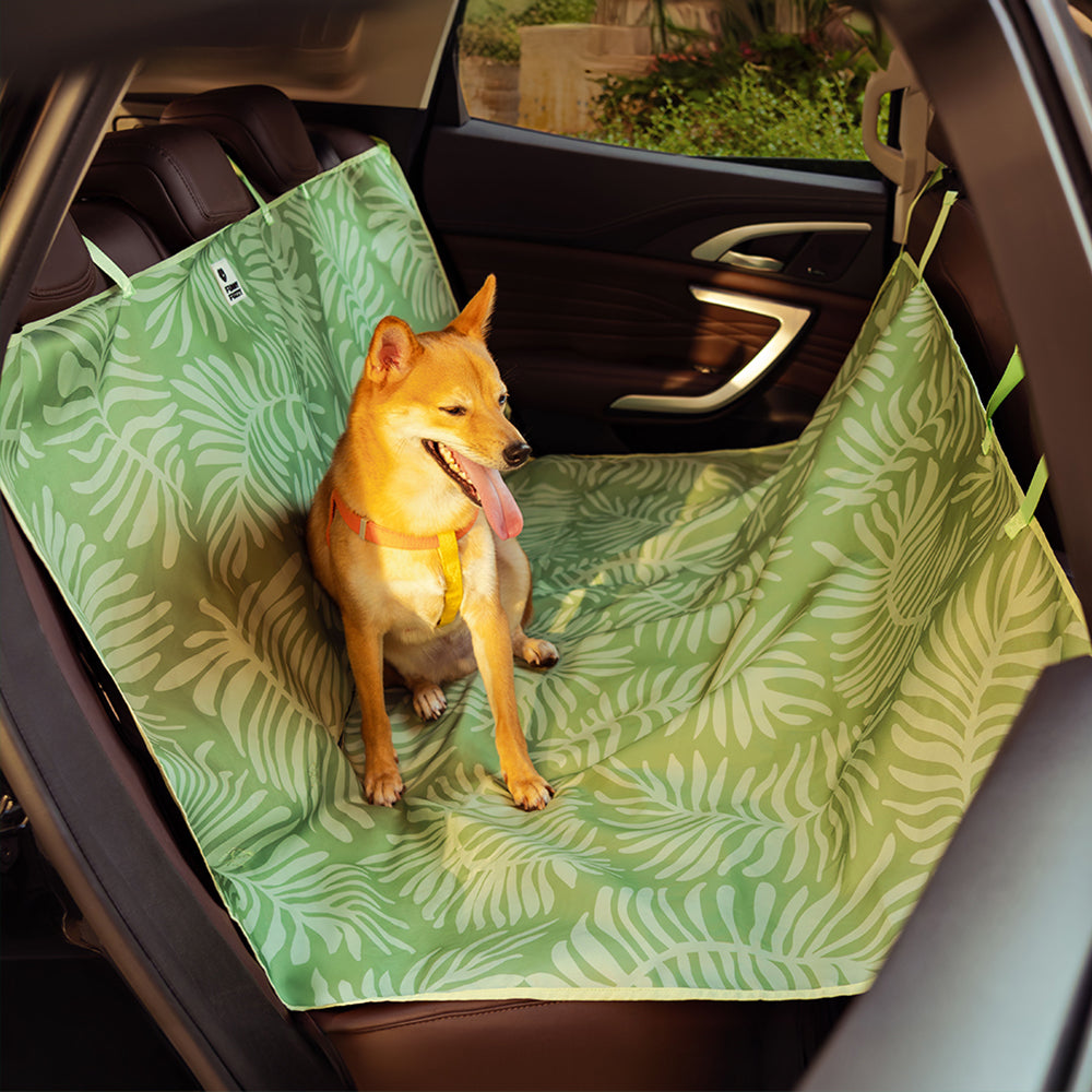 Style tropical – Housse de siège arrière imperméable à double usage pour pique-nique et voiture.