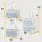 Double-Layer Spacious Multi-Cat Travel Rolling Pet Carrier Bag with Wheels