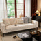 Minimalist Waterproof Wheat Stripe Design Chenille Couch Cover