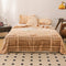 Grade de lujo Faux Rabbit Fur Soft Manta Flat Sheet