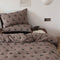 Cute Puppy Jacquard Knit Cotton Duvet Cover Bed Sheet Set