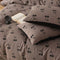 Cute Puppy Jacquard Knit Cotton Duvet Cover Bed Sheet Set