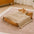 Retro Faux Suede Dual-sided Washable Bolster Dog Bed With Pillow – SweetDream