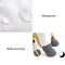 Abrigo para perros lavable de cuatro patas reflectante reflectante de calidez