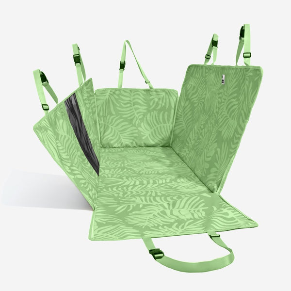ARECA Palm estampado impermeable para perros para perros Cubierta del asiento - encanto tropical