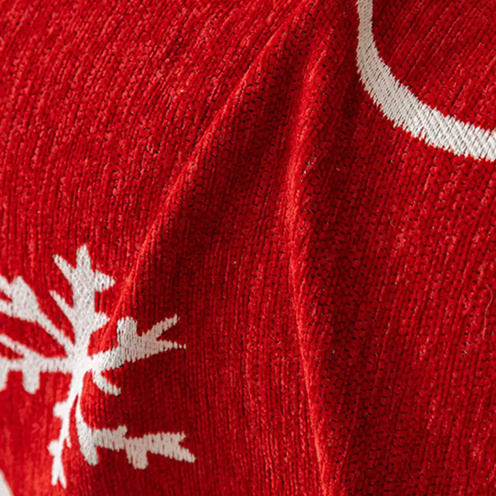 Christmas Decoration Chenille Wear-Resistant Sofa Blanket Couch Cover