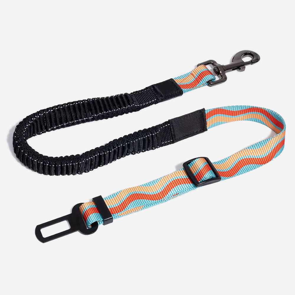 <tc>Color</tc>Cinturón de seguridad ajustable para perros con amortiguador completo