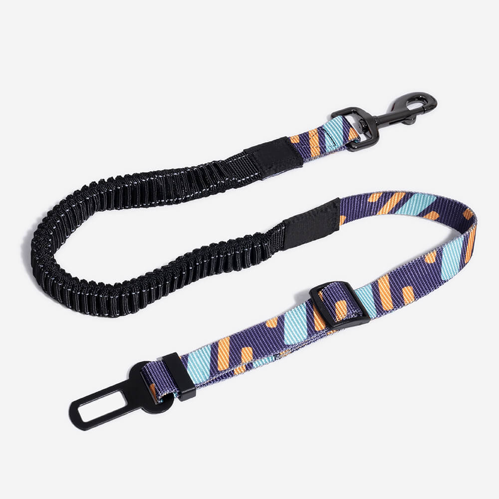 <tc>Color</tc>Cinturón de seguridad ajustable para perros con amortiguador completo