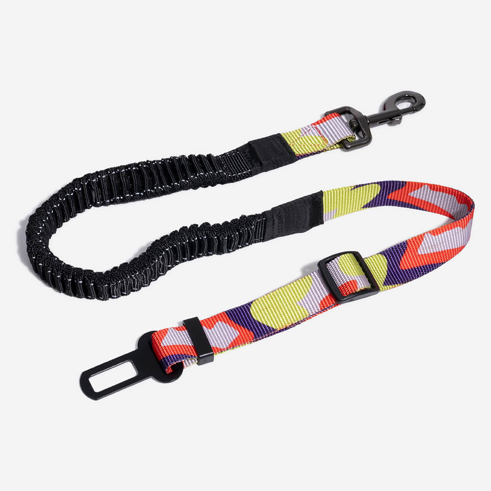 <tc>Color</tc>Cinturón de seguridad ajustable para perros con amortiguador completo