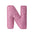 Corduroy Soft Hugging Letter Sofa Pillow