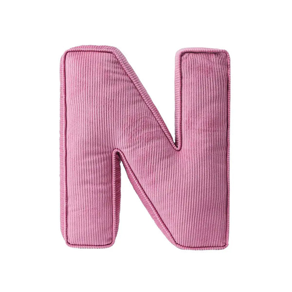 Corduroy Soft Hugging Letter Sofa Pillow