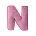 Corduroy Soft Hugging Letter Sofa Pillow