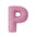 Corduroy Soft Hugging Letter Sofa Pillow